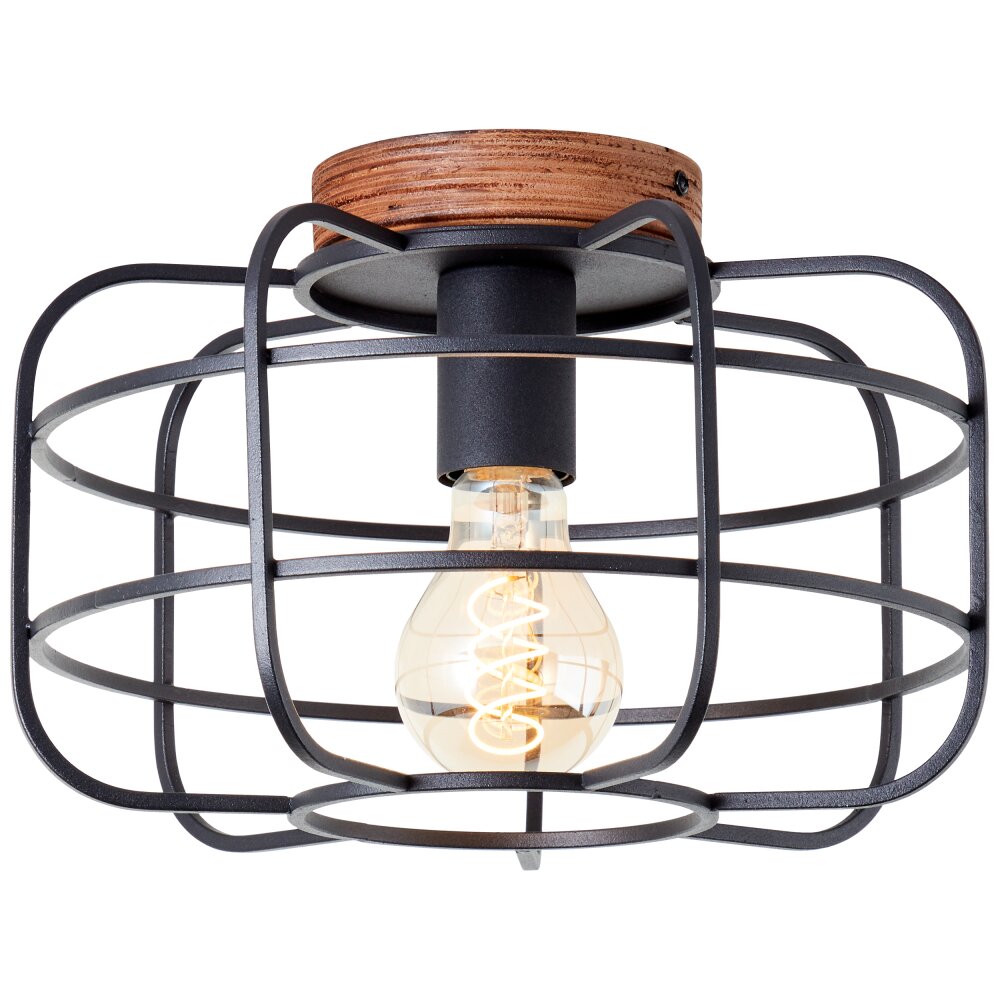 Brilliant Gwen Lámpara de Techo Madera oscura, 1 luz main product photo