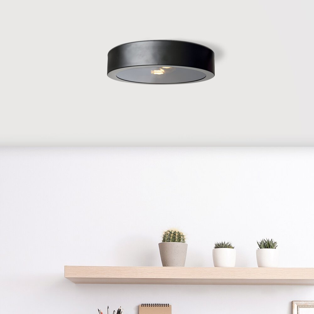 Brilliant Sandros Lámpara de Techo Negro, 2 luces main product photo