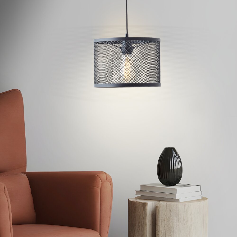 Brilliant Maze Lámpara Colgante Negro, 1 luz main product photo