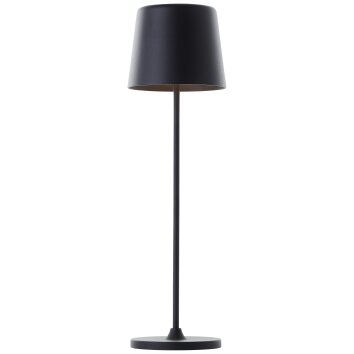 Brilliant Kaami Lámpara de mesa LED Negro, 1 luz
