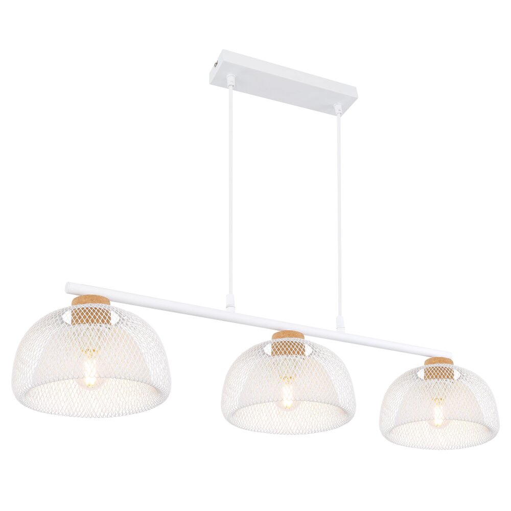 Globo VITIANO Lámpara Colgante Marrón, Blanca, 3 luces main product photo