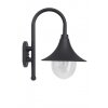 Brilliant Berna Aplique para exterior Negro, 1 luz