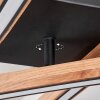 Fairburn Lámpara de Techo LED Color madera, Negro, 1 luz