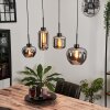 Talok Lámpara Colgante Ahumado, 4 luces