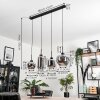 Talok Lámpara Colgante Ahumado, 4 luces