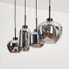 Talok Lámpara Colgante Ahumado, 4 luces