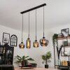 Talok Lámpara Colgante Ahumado, 4 luces