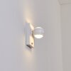 Borlo Aplique para exterior LED Blanca, 2 luces, Sensor de movimiento