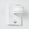 Borlo Aplique para exterior LED Blanca, 2 luces, Sensor de movimiento