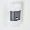 Belerda Aplique para exterior Blanca, 2 luces, Sensor de movimiento