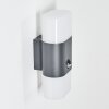 Belerda Aplique para exterior Blanca, 2 luces, Sensor de movimiento