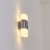 Belerda Aplique para exterior Blanca, 2 luces, Sensor de movimiento