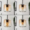 Lauden Lámpara Colgante Cristal 15 cm Colores ámbar, Transparente, 3 luces