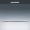 Paul Neuhaus ADRIANA Lámpara Colgante LED Madera clara, 3 luces
