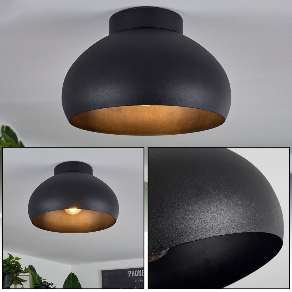 Guayo Lámpara de Techo Negro, 1 luz main product photo