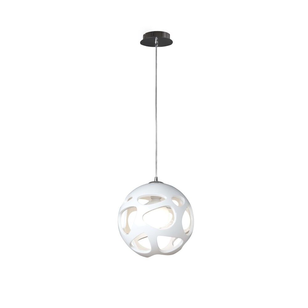 Mantra ORGANICA Lámpara Colgante Cromo, Blanca, 1 luz main product photo