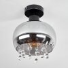 Boudry Lámpara de Techo Negro, 1 luz