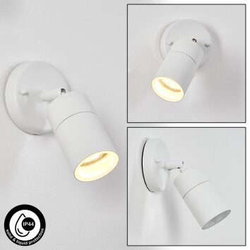 Aketohoin Aplique para exterior LED Blanca, 1 luz