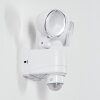 Anyarhwi Aplique para exterior LED Blanca, 2 luces, Sensor de movimiento