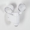 Anyarhwi Aplique para exterior LED Blanca, 2 luces, Sensor de movimiento