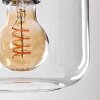 Lauden Lámpara Colgante Cristal 15cm Transparente, 3 luces