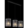 Globo GORLEY Lámpara Colgante Negro, 3 luces