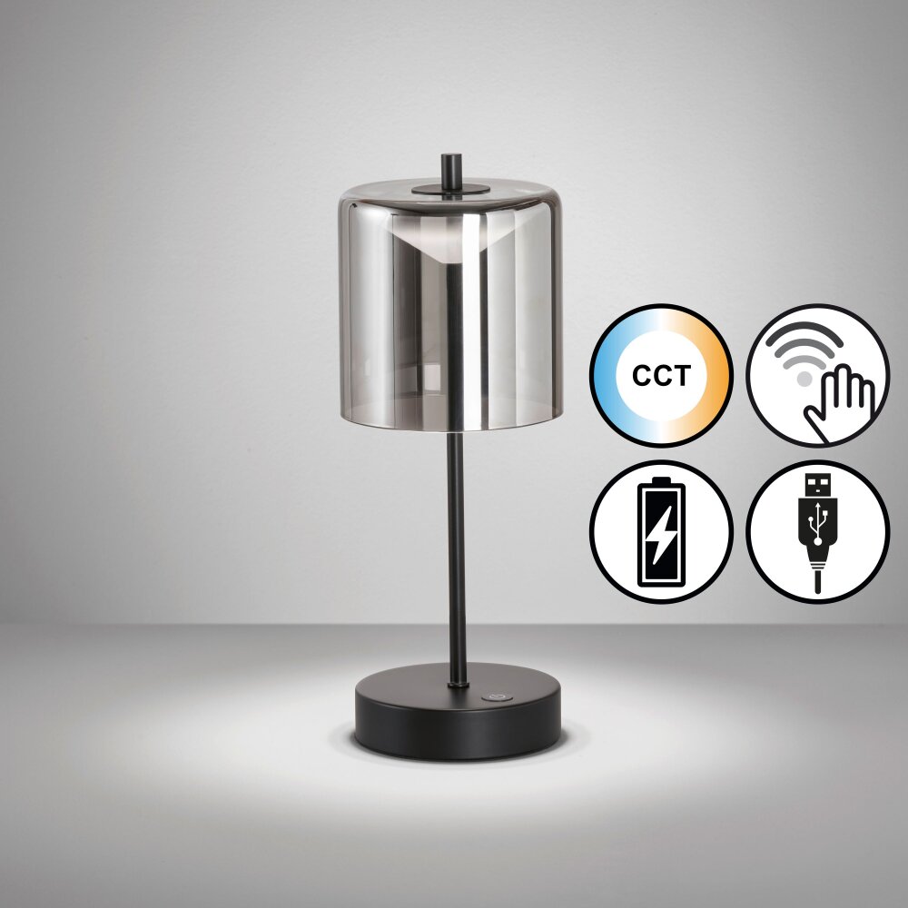 FHL easy Riva Lámpara de mesa LED Negro, 1 luz main product photo