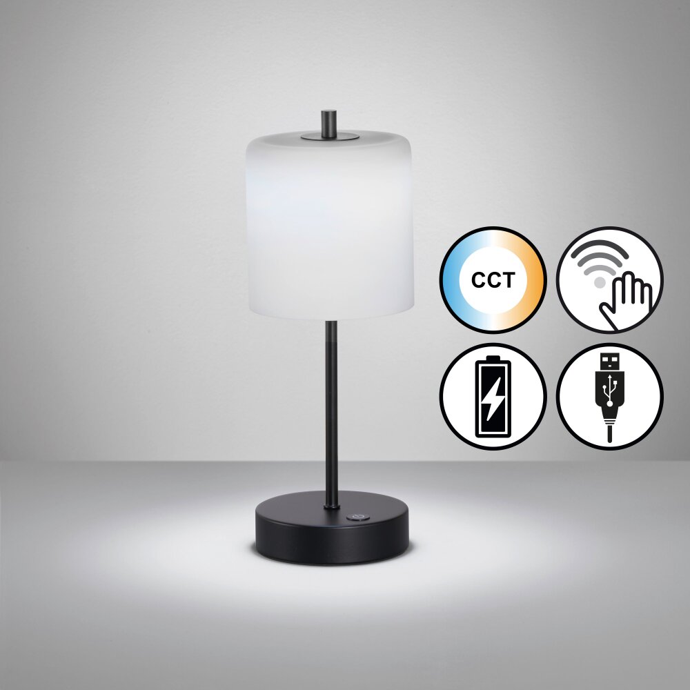 FHL easy Riva Lámpara de mesa LED Negro, 1 luz main product photo
