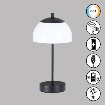 FHL easy Riva Lámpara de mesa LED Negro, 1 luz