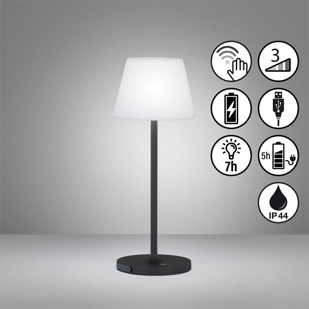 FHL easy Flus Lámpara de mesa LED Negro, 1 luz main product photo