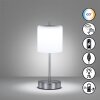 FHL easy Riva Lámpara de mesa LED Níquel-mate, 1 luz