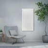 LeuchtenDirekt BEROA Plafón de techo con calefacción IR LED Blanca, 1 luz, Mando a distancia