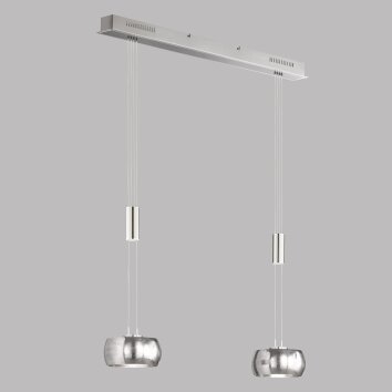 Fischer & Honsel Colette Lámpara Colgante LED Níquel-mate, 2 luces