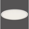 Leuchten Direkt EDGING Lámpara de Techo LED Blanca, 2 luces, Mando a distancia