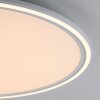 Leuchten Direkt EDGING Lámpara de Techo LED Blanca, 2 luces, Mando a distancia