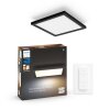 Philips Hue Aurelle Lámpara de Techo LED Negro, Blanca, 1 luz