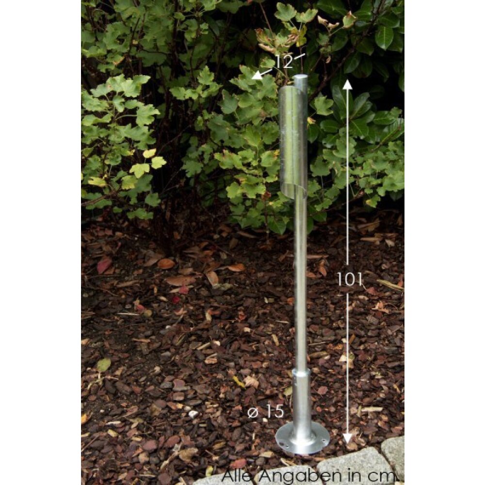 Nordlux PIN Lámpara de pie para exterior Galvanizado, 2 luces main product photo