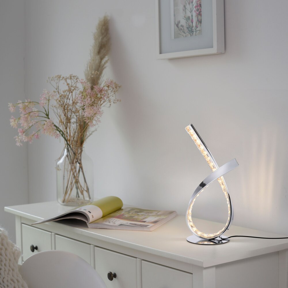 Paul Neuhaus BRILLA Lámpara de mesa LED Plata, 1 luz main product photo