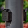Dakar Poste de Jardín Antracita, 1 luz, Sensor de movimiento