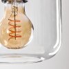 Lauden Lámpara Colgante Cristal 15cm Transparente, 4 luces