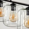 Lauden Lámpara Colgante Cristal 20cm Transparente, 4 luces