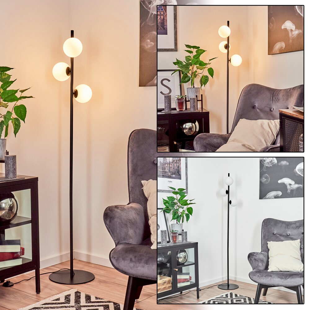 Remaisnil Lámpara de Pie Negro, 3 luces main product photo