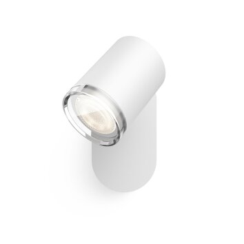 Philips Hue White Amb. Adore Aplique LED Blanca, 1 luz, Mando a distancia