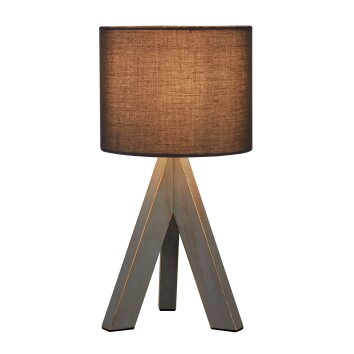 Searchlight Wood Tripod Lámpara de mesa Madera clara, 1 luz