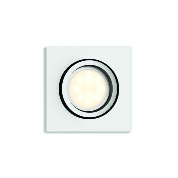 Philips Hue Ambiance White Milliskin Spot incorporado, extensión Blanca, 1 luz