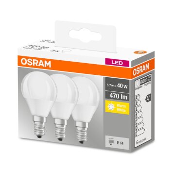 Osram E14 5,7 vatios 2700 Kelvin 470 lúmenes