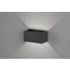 Fischer & Honsel Wallo Aplique LED Negro, 4 luces
