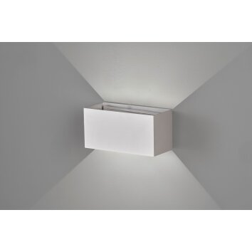 Fischer & Honsel Wallo Aplique LED Plata, 4 luces