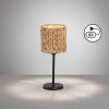 Fischer & Honsel Hyazinthe Lámpara de mesa Negro, 1 luz