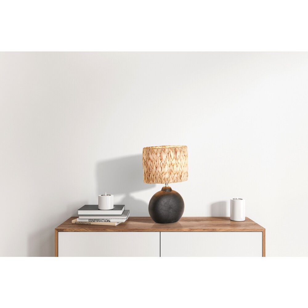 Fischer & Honsel Hyazinthe Lámpara de mesa Negro, 1 luz main product photo